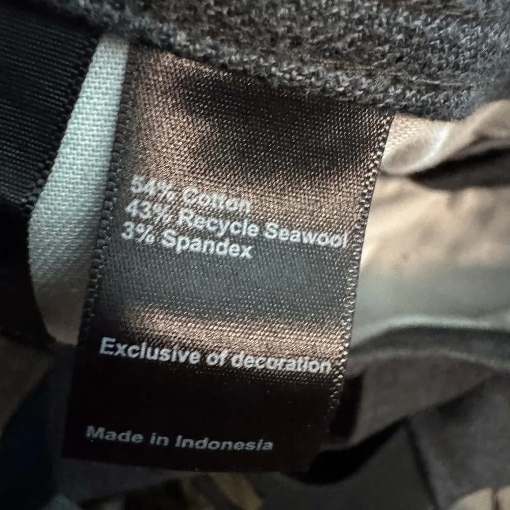 Wellen Seawool Easy Chino Pants Mens XXL Gray Drawstring Elastic Waist Huckberry